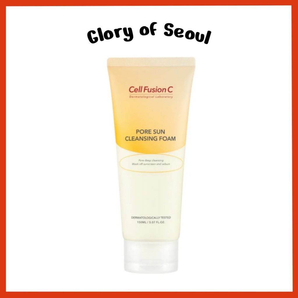 [Cell Fusion C] Pore Sun Cleansing Foam, 150mL