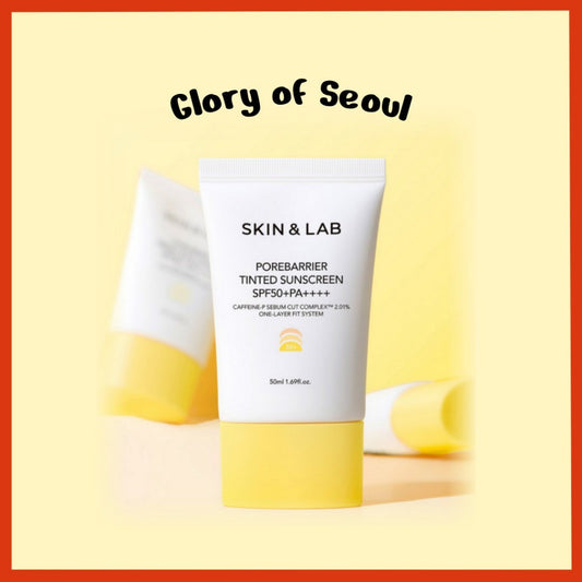 [SKIN&LAB] Porebarrier Tinted Sunscreen, 50mL | SPF50+ PA++++