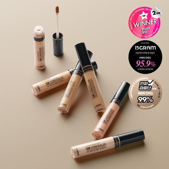 THE SAEM Cover Perfection Tip Concealer, 6.5g 10 Colores
