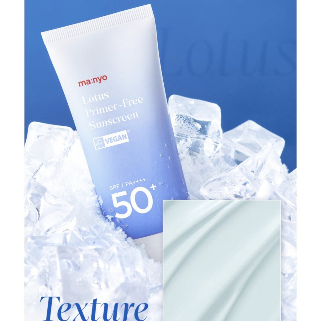 ma:nyo Lotus Primer-Free Sunscreen SPF50+ PA++++ 50ml