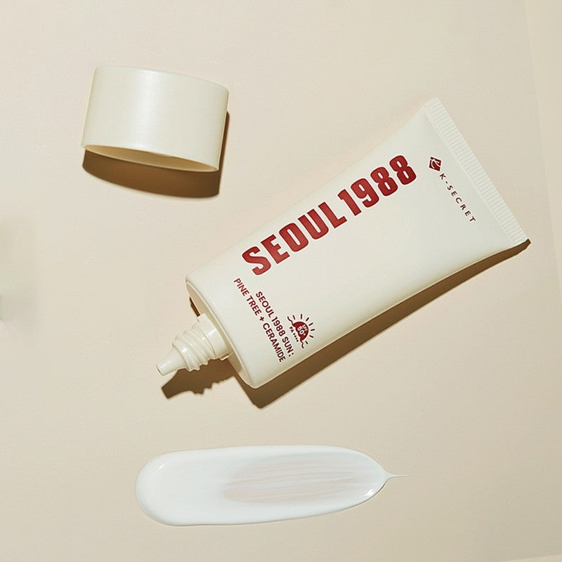 K-SECRET SEOUL 1988 Sunscreen : Pine Tree + Ceramide SPF50+ PA++++ 50ml
