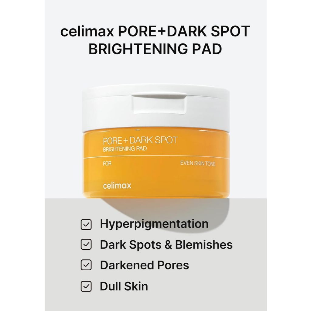 CELIMAX Pore+Dark Spot Brightening Pad 40pads 100ml