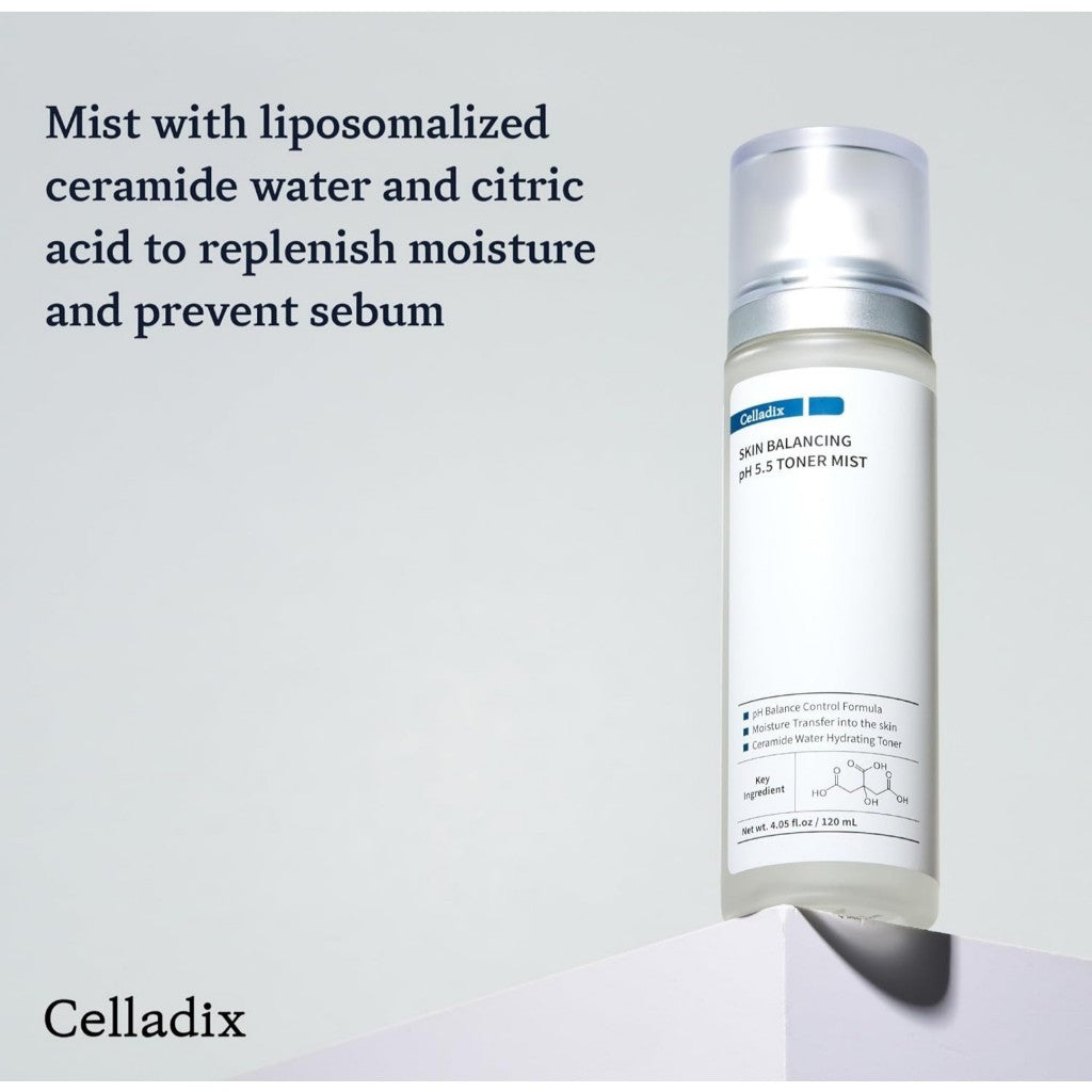 Celladix Skin Balancing pH 5.5 131 Toner Mist, 120mL