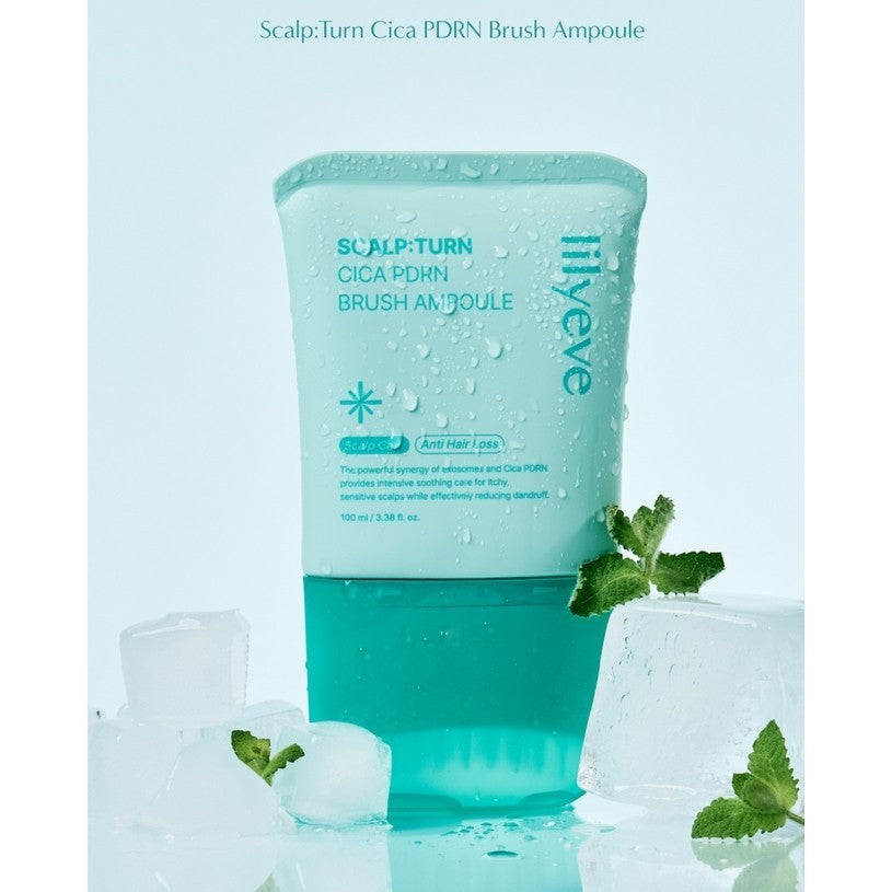 LILYEVE Scalp:Turn Cica PDRN Brush Ampoule, 100mL