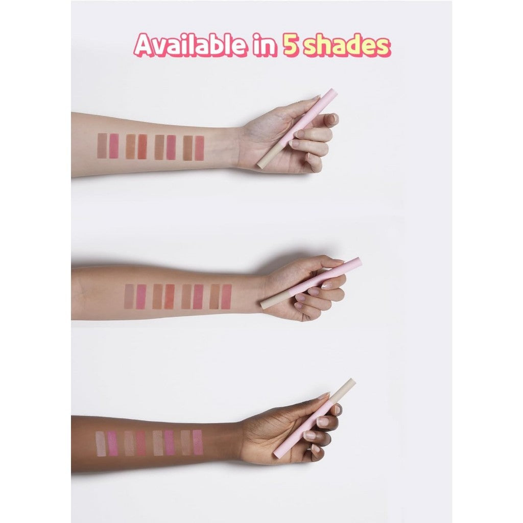 COLORGRAM All In One Over-Lip Maker (0.5g*0.2g) | 5 Colors, Matte finish, Bigger and Fuller Lips, Plumping effect, Smooth creamy texture