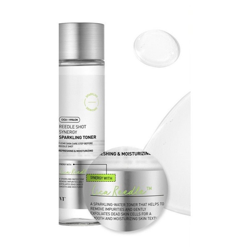 VT Reedle Shot Synergy Sparkling Toner 150ml (2 Types) │ No Reedle / Reedle Added