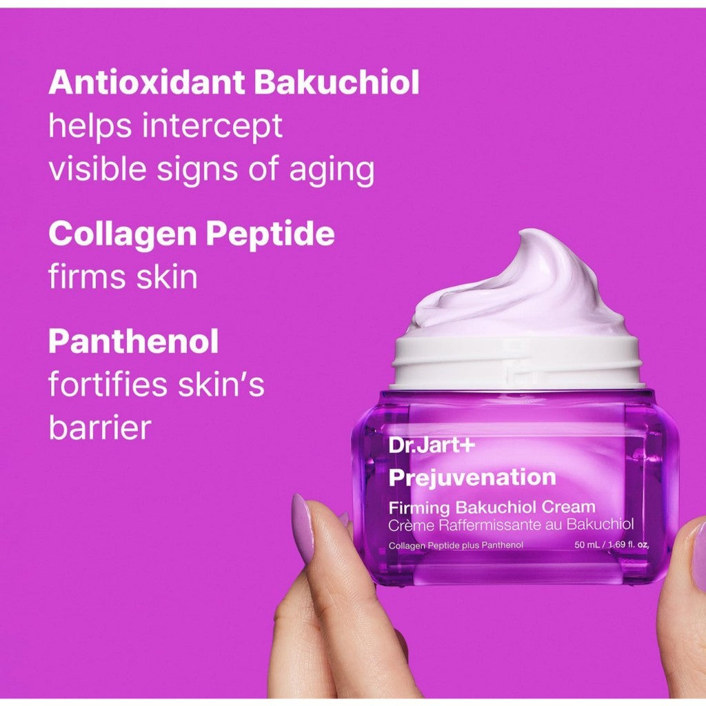 Dr.Jart+ Prejuvenation Firming Bakuchiol Cream, 50mL | for Preventative Aging | Anti Aging Face Cream