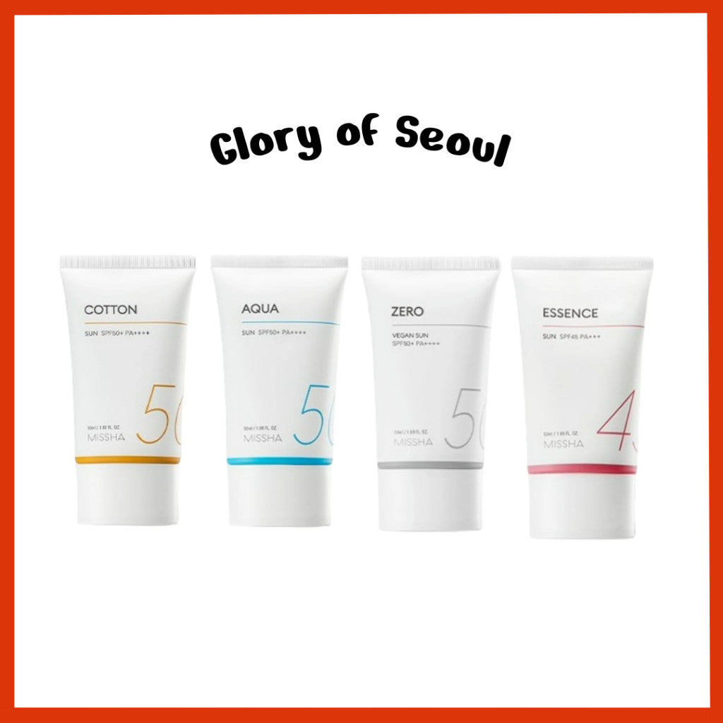 MISSHA All Around Safe Block (5 Types) │ Vegan Sun / Essence / Cotton / Aqua