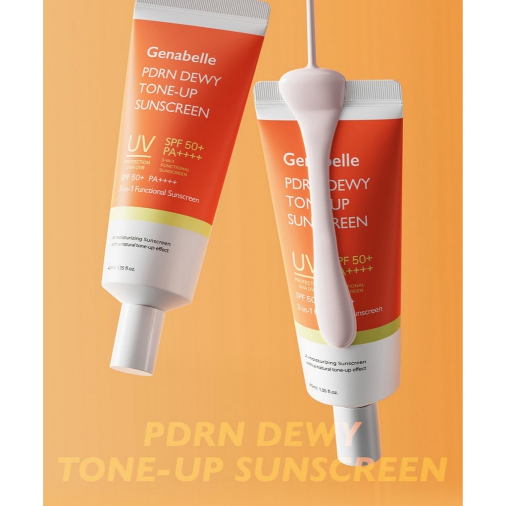 [Renewal] Genabelle PDRN Dewy Tone Up Sunscreen 40mL |  SPF50+ PA++++