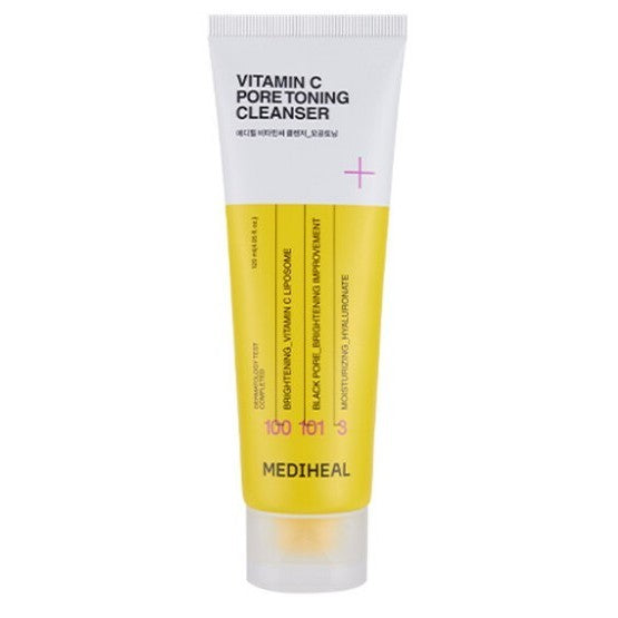 MEDIHEAL Cleanser, 120ml (3 Types; Vitamin C, Teatree,  Madecassoside)