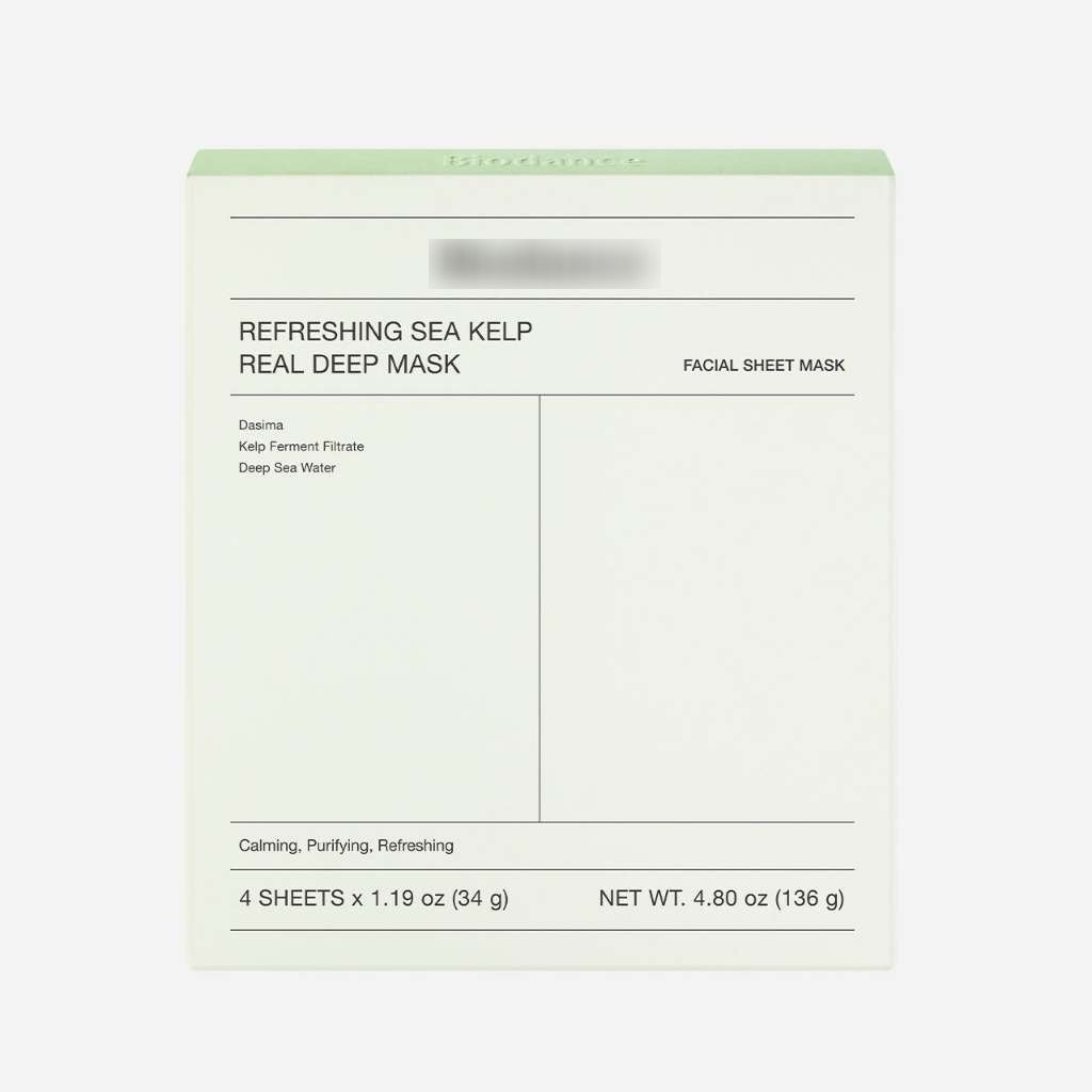 Biodance Real Deep Mask 34g x4ea 1 Box (4 options) │ Collagen / Hydro Cera-nol / Sea Kelp / Vita Niacinamide