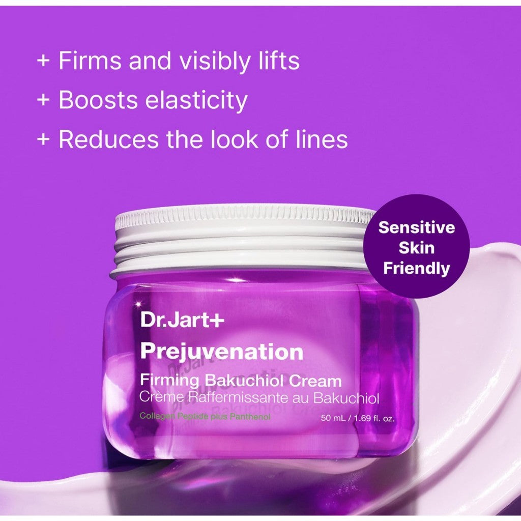 Dr.Jart+ Prejuvenation Firming Bakuchiol Cream, 50mL | for Preventative Aging | Anti Aging Face Cream