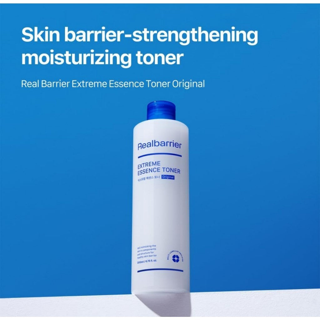 Real Barrier Extreme Essence Toner, 200mL (2 Types) Original / Light