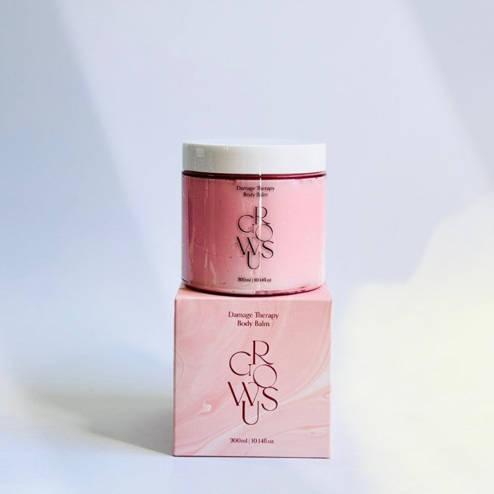 Growus Damage Therapy Body Scrub 280g / Body Balm 300ml
