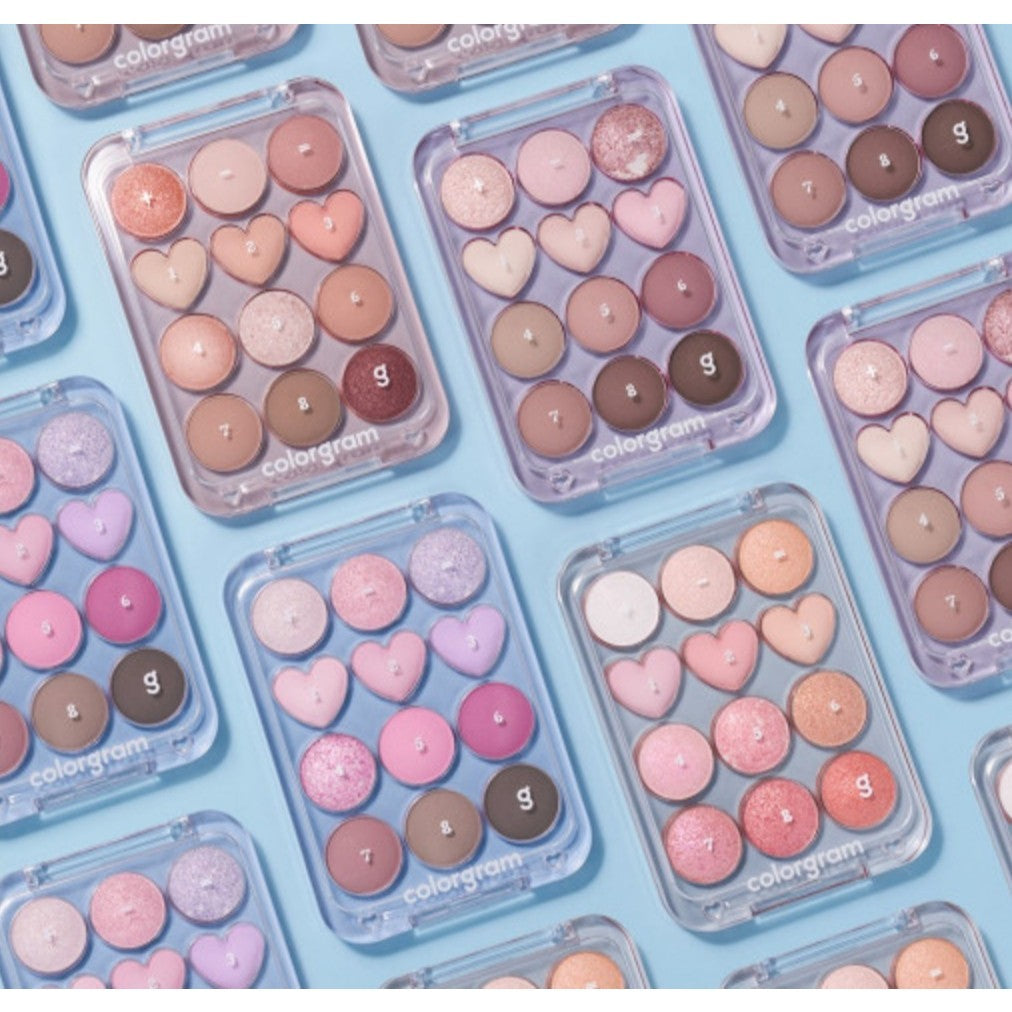 COLORGRAM Pin Point Eyeshadow Palette, 9.9g (7 Colors)