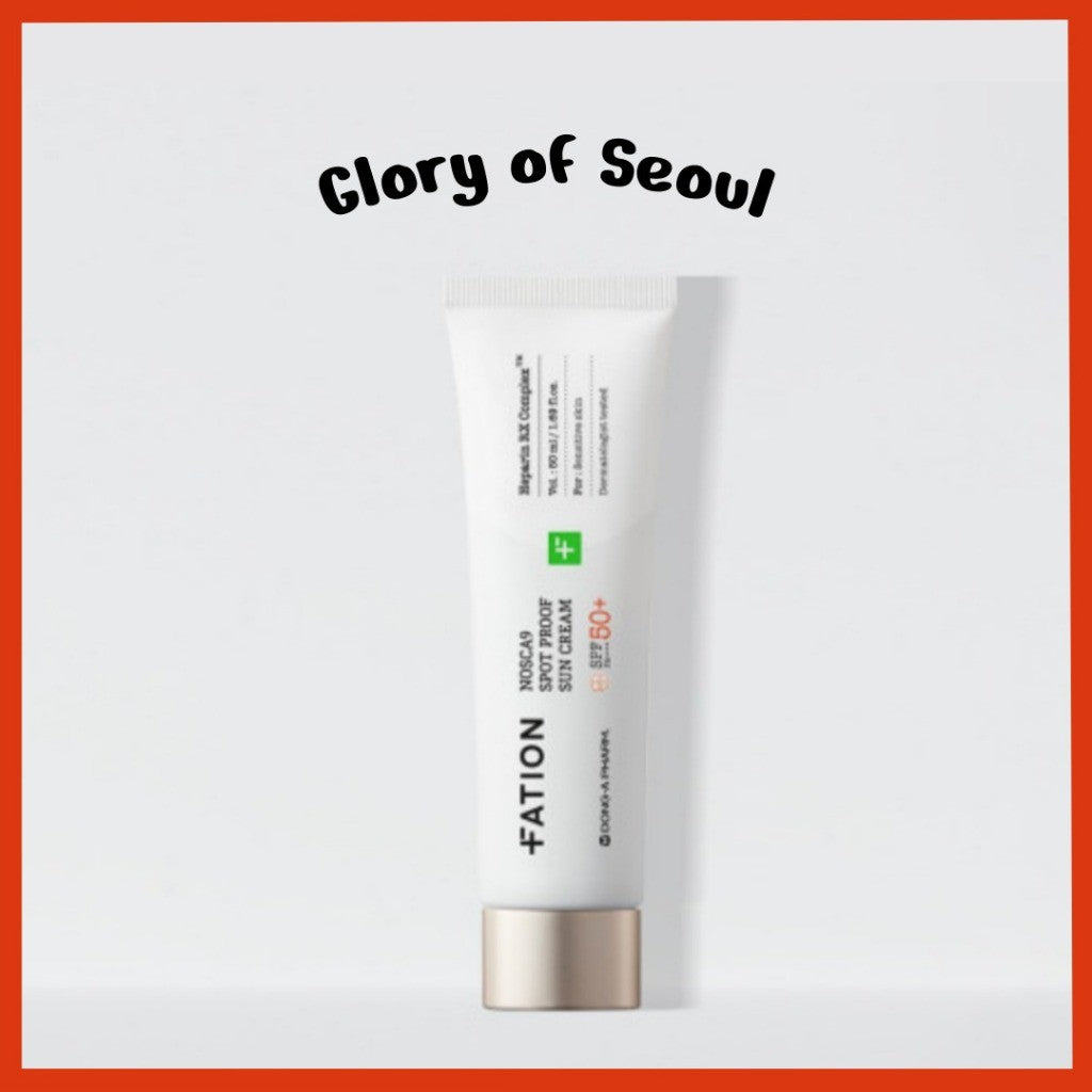 [FATION] Nosca9 Spot Proof Suncream 50ml/UV Aging Skin Barrier Sun Serum 40ml