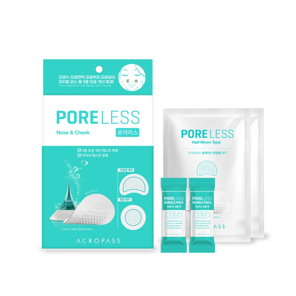 ACROPASS Patches 3Type (Soothing Q Microcone Patch (12 Patches) / Dark Spot Care 6P / Poreless Patches 4P)
