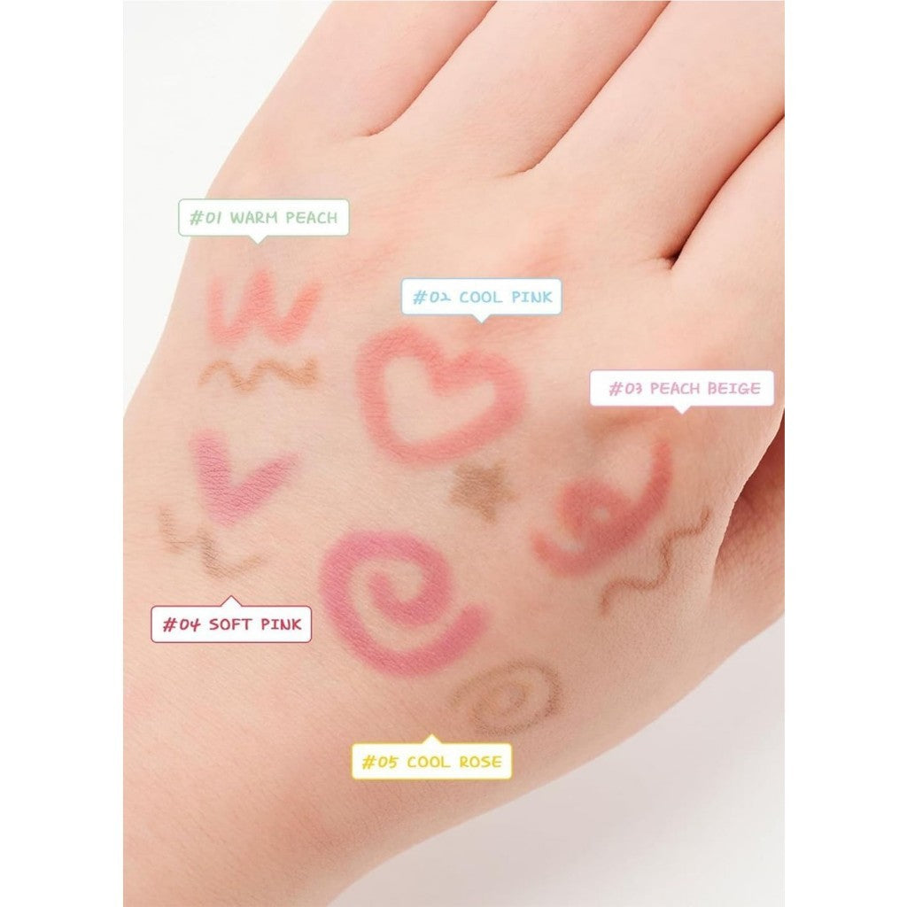 COLORGRAM All In One Over-Lip Maker (0.5g*0.2g) | 5 Colors, Matte finish, Bigger and Fuller Lips, Plumping effect, Smooth creamy texture