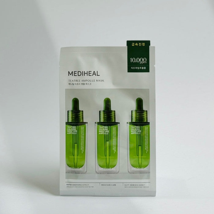 MEDIHEAL Ampoule Mask 25ml 3TYPE ( TEATREE, Vita, Madecassoside)
