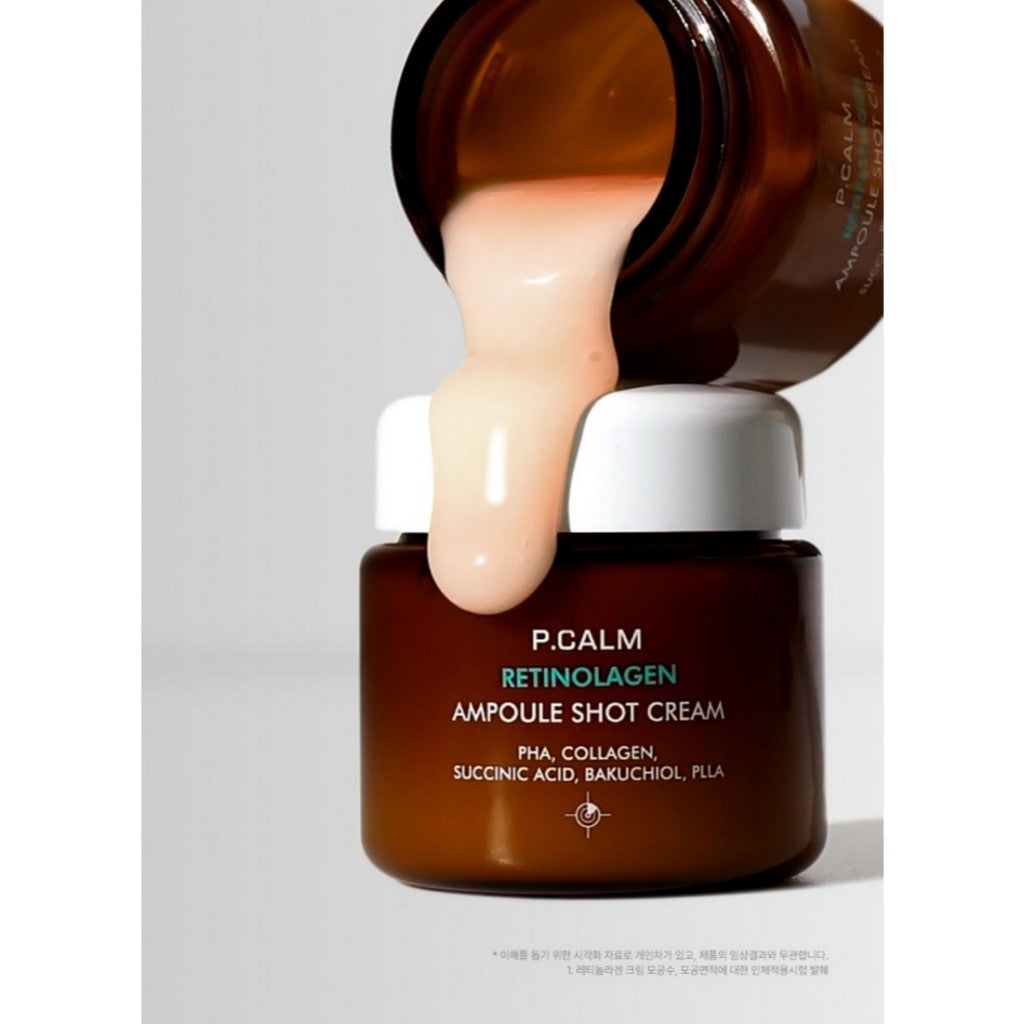 P.CALM Retinolagen Ampoule Shot Cream, 60mL