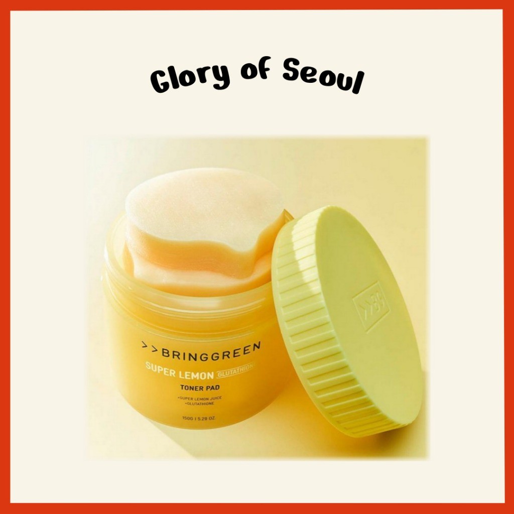 [Bring Green] Super Lemon Glutathione Toner Pad, 90 Sheets