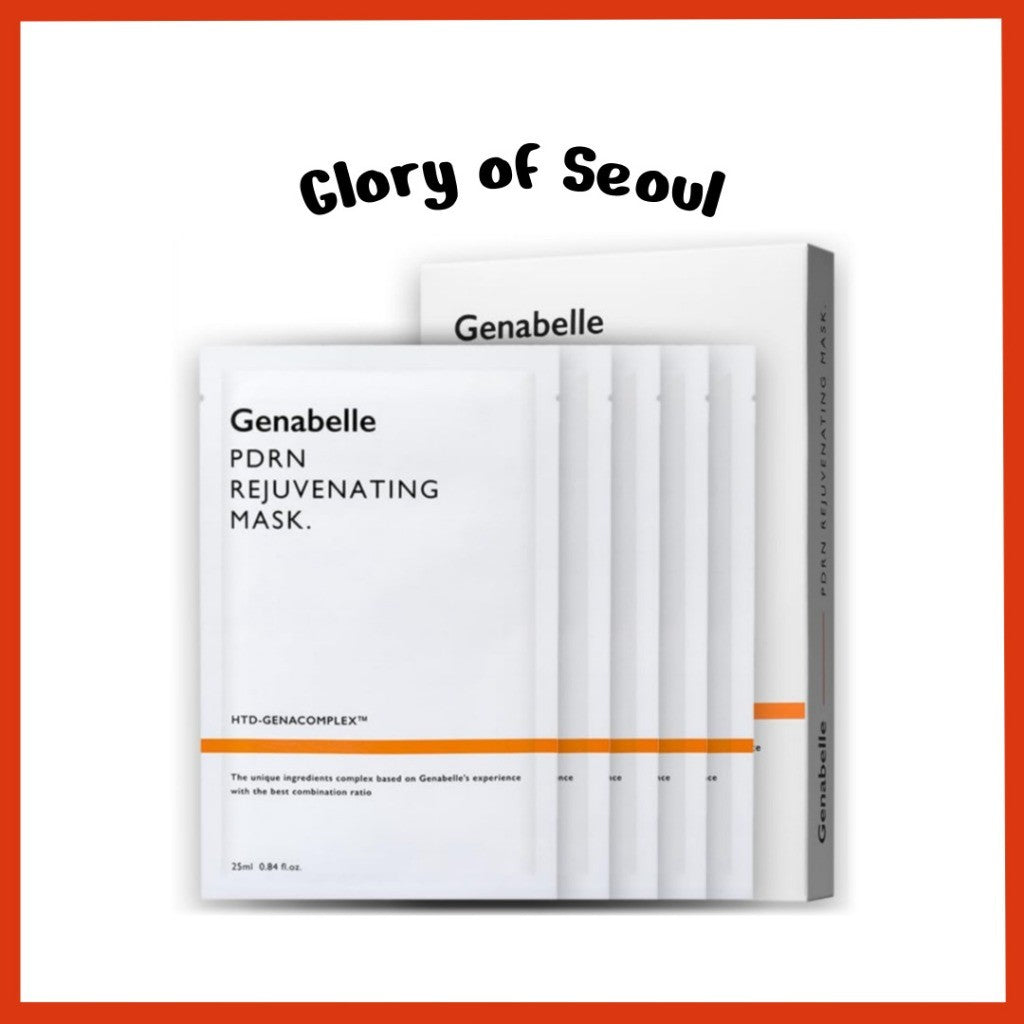Genabelle PDRN Rejuvenating Mask Sheet, 5 Sheets/1box