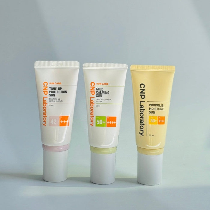 CNP Laboratory Sunscreen Protection Sun 50ml (3 Types) │ Propolis Moisture / Tone Up / Mild Calming
