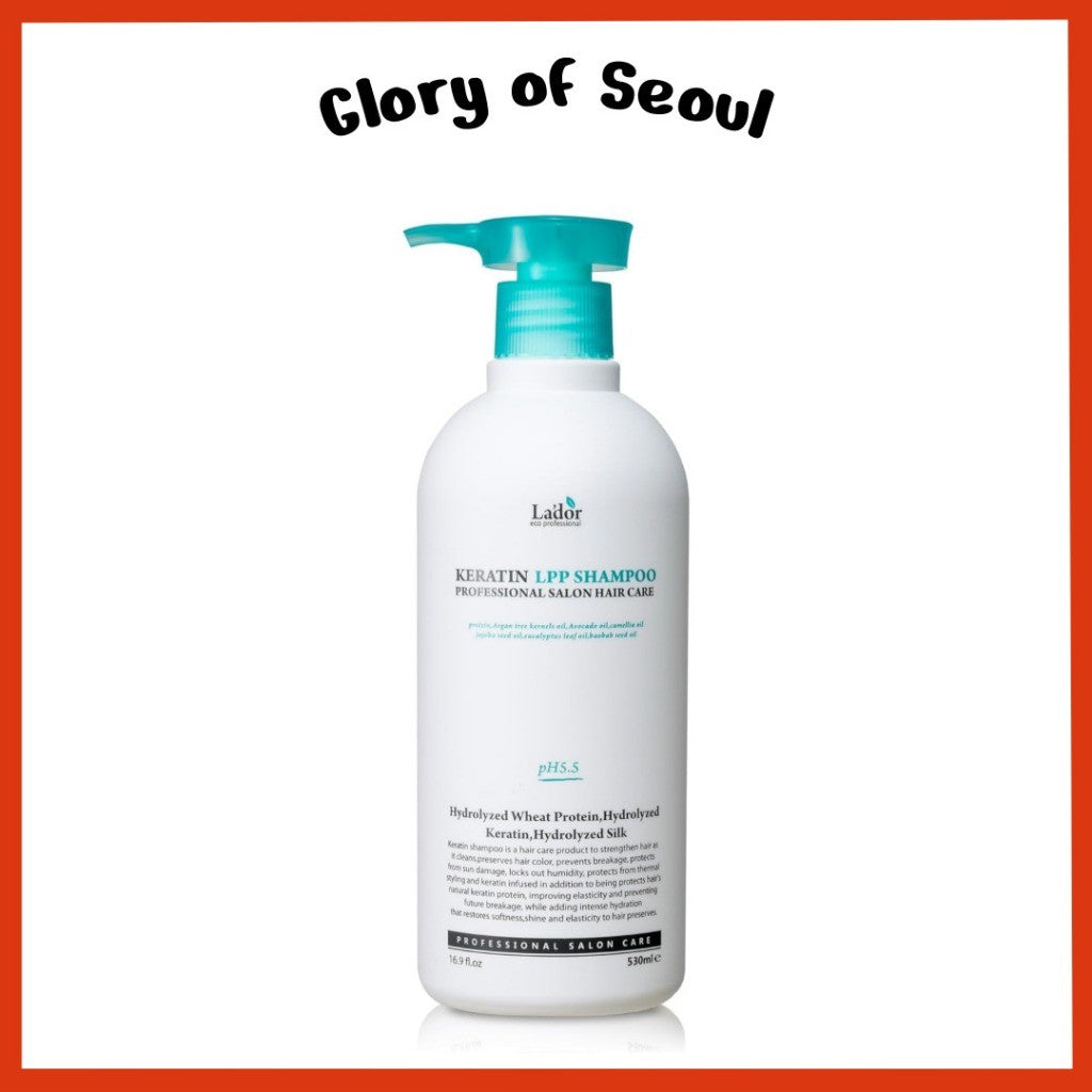 LA'DOR Keratin LPP Shampoo, 530mL | Damage Care