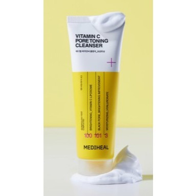 MEDIHEAL Cleanser, 120ml (3 Types; Vitamin C, Teatree,  Madecassoside)