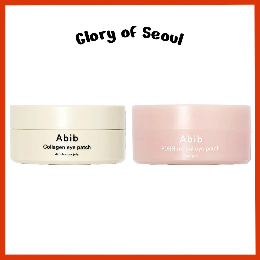 Abib Eye Patch, 60 Pieces (2 Types) | Collagen Jericho Rose Jelly / PDRN Retinal Glow