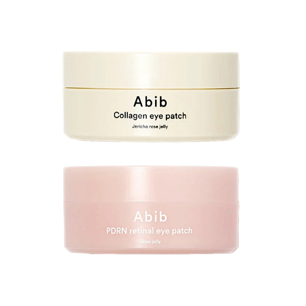 Abib Eye Patch, 60 Pieces (2 Types) | Collagen Jericho Rose Jelly / PDRN Retinal Glow