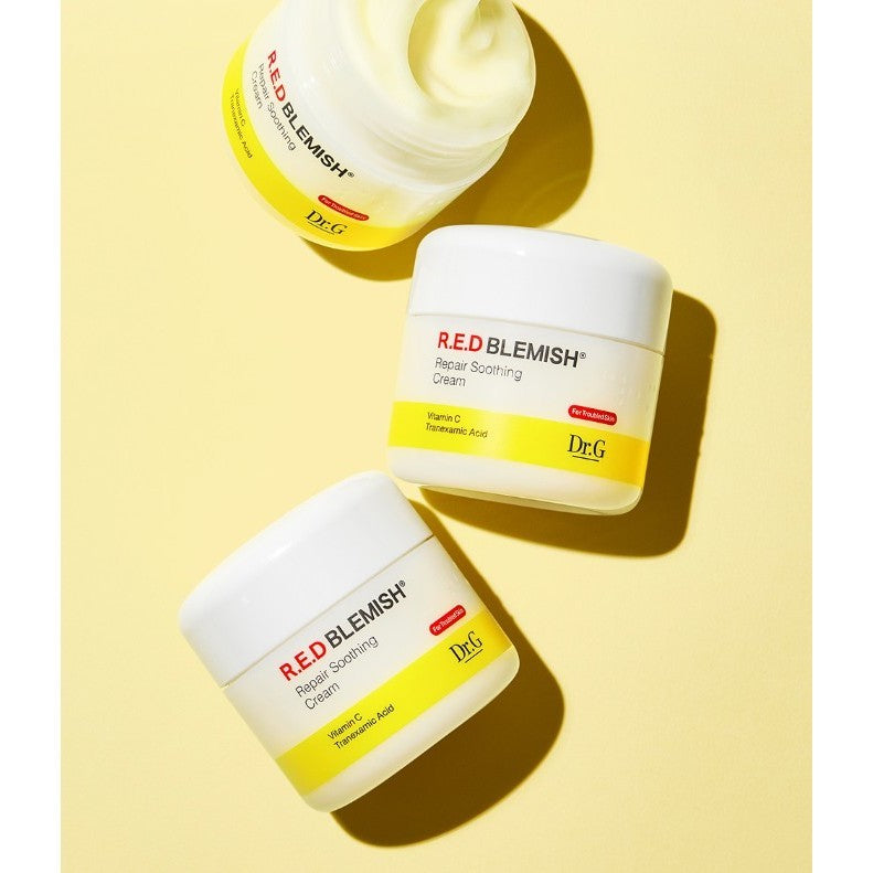 Crema Dr.G Red Blemish 50 ml (2 tipos) | Reparadora calmante / Hidratación clara