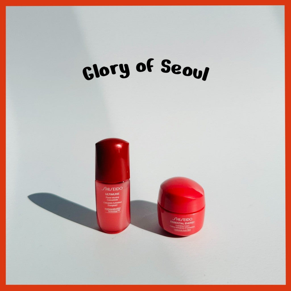 [MINI] Shiseido Essential Energy Hydrating Cream 15ml / Ultimune Power Infusing Serum 10ml