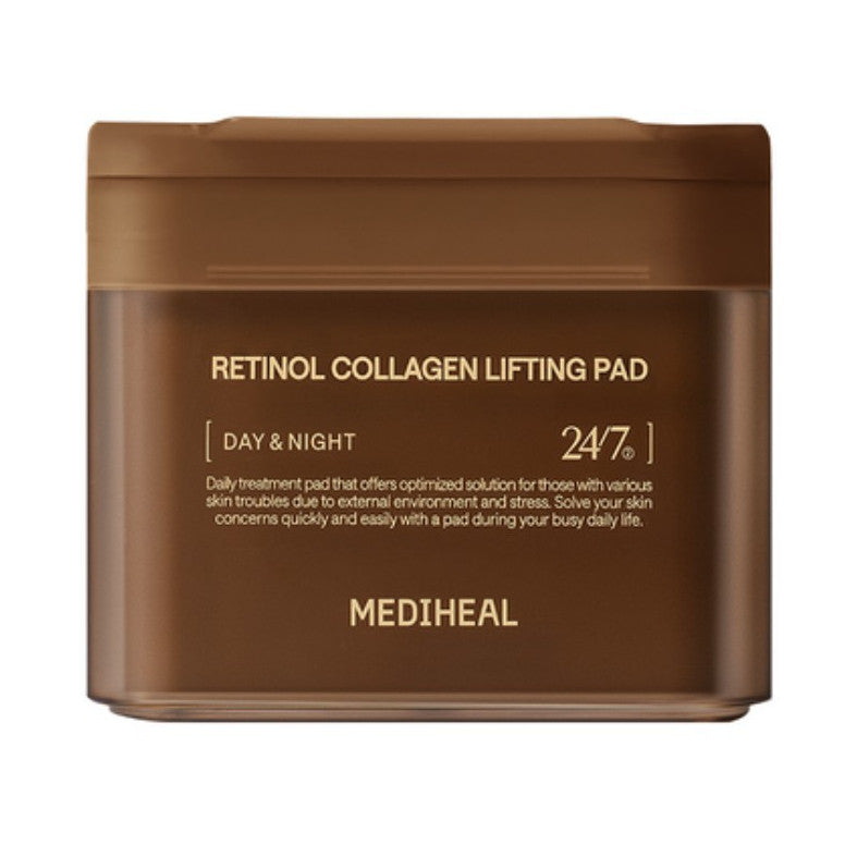MEDIHEAL Toner Pad (100pc) (8 Types) / Watermide, Teatree, Madecassoside, Collagen, Retinol, Phyto, Vita, PDRN