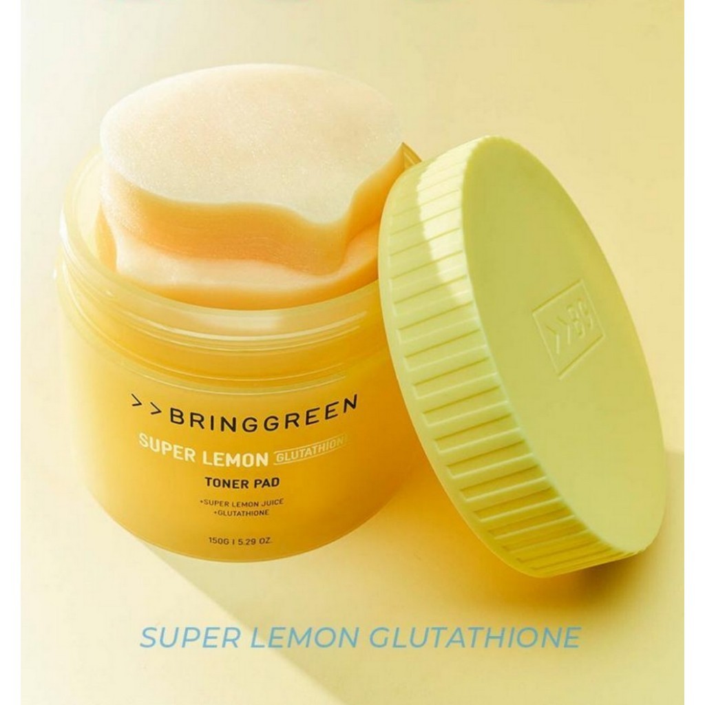[Bring Green] Super Lemon Glutathione Toner Pad, 90 Sheets