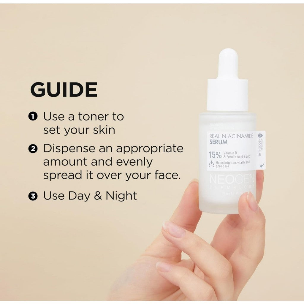 DERMALOGY by NEOGEN Real Niacinamide 15% Serum, 30mL