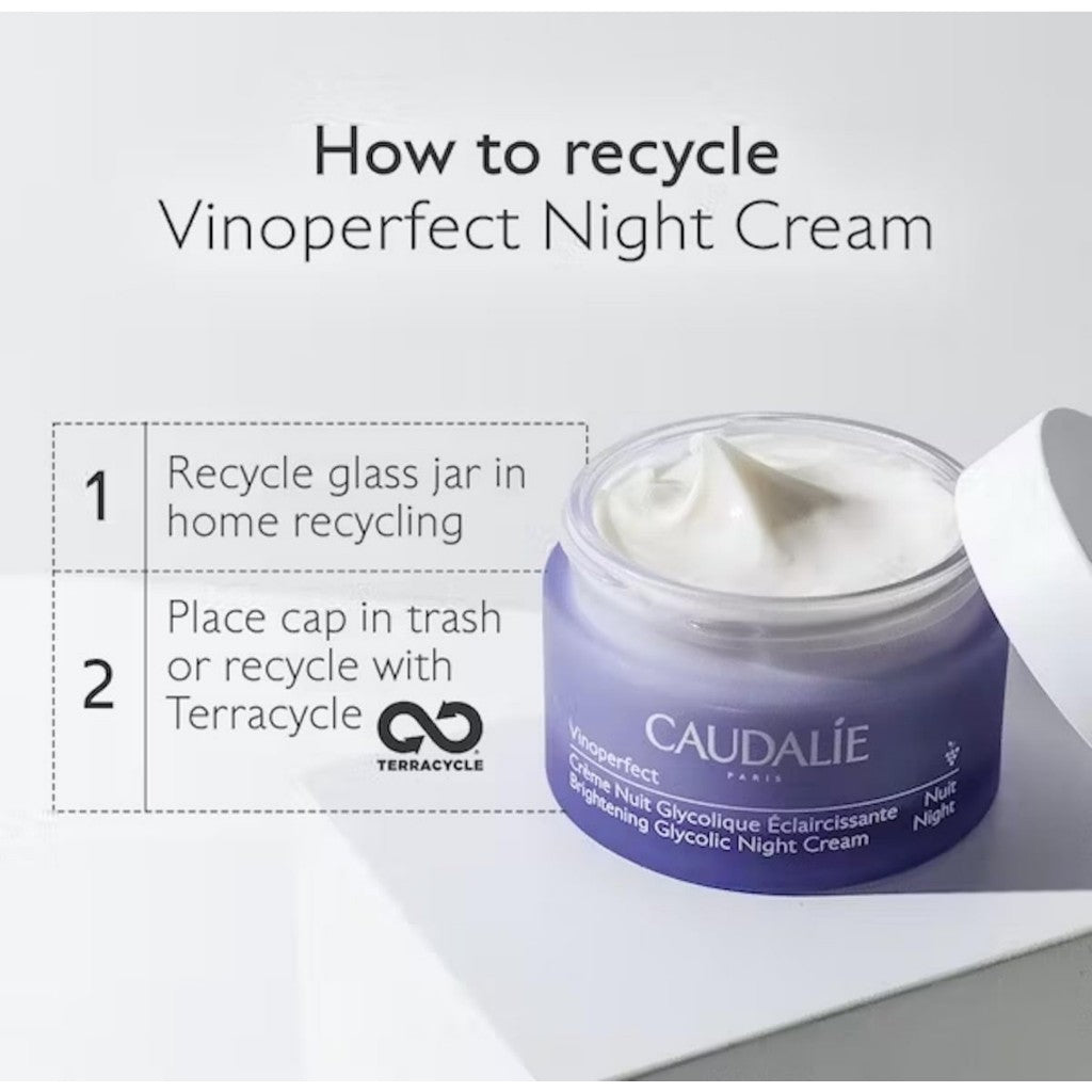 [Caudalie] Vinoperfect Dark Spot Correcting Glycolic Night Cream, 50mL