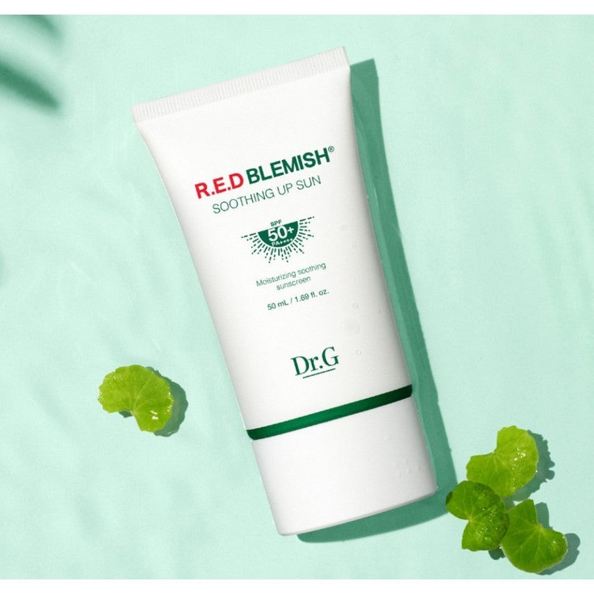 Dr.G Sunscreen, 50ml (3 Types) | SPF50+ PA++++, Green Mild Up / Brightening Up / R.E.D Blemish Soothing Up Sun Cream
