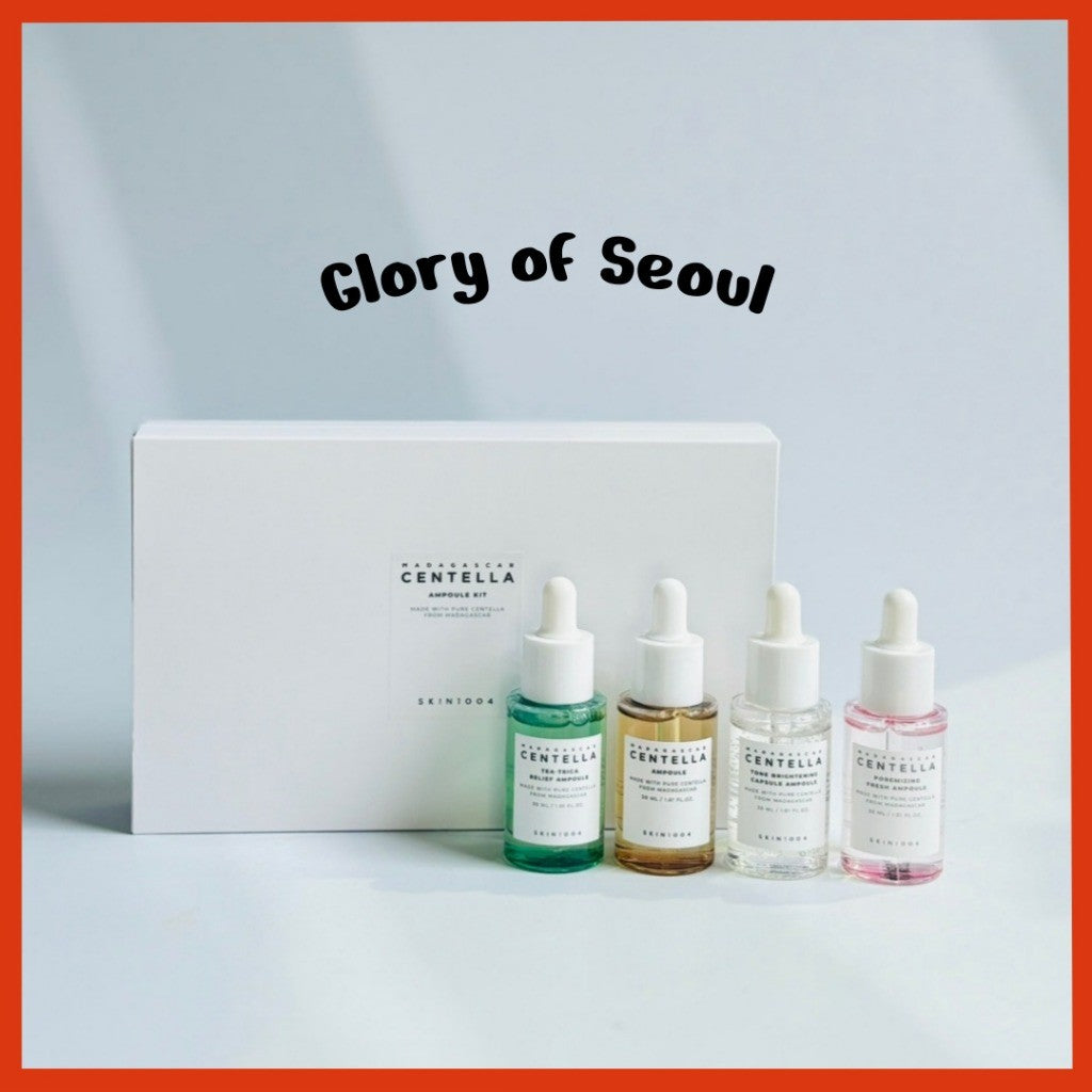 SKIN1004 Madagascar Centella Ampoule Kit 30ml*4 (Centella + Tone Brightening + Poremizing Fresh + Tea-Trica Relief)