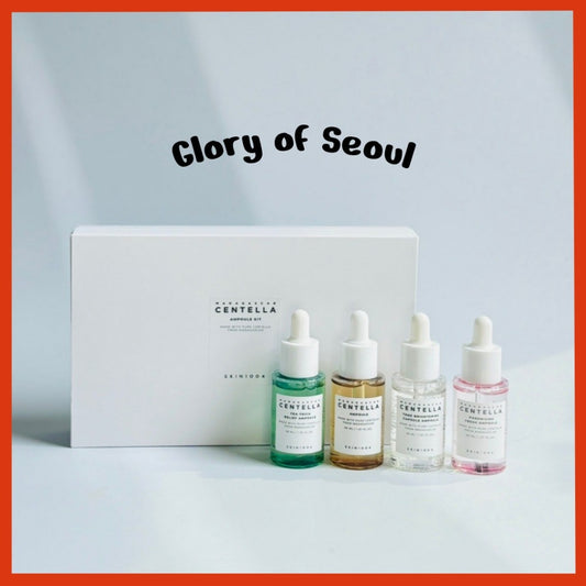 SKIN1004 Madagascar Centella Ampoule Kit 30ml*4 (Centella + Tone Brightening + Poremizing Fresh + Tea-Trica Relief)