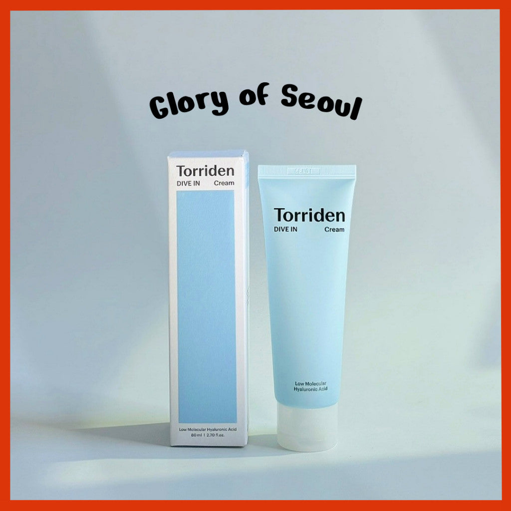 Torriden DIVE-IN Low-Molecular Hyaluronic Acid Cream 80ml / 2.71 fl oz | Facial Moisturizer for Sensitive, Oily Skin