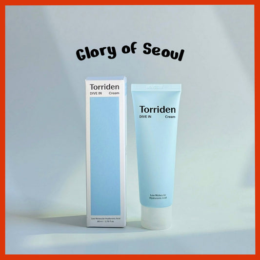 Torriden DIVE-IN Low-Molecular Hyaluronic Acid Cream 80ml / 2.71 fl oz | Facial Moisturizer for Sensitive, Oily Skin