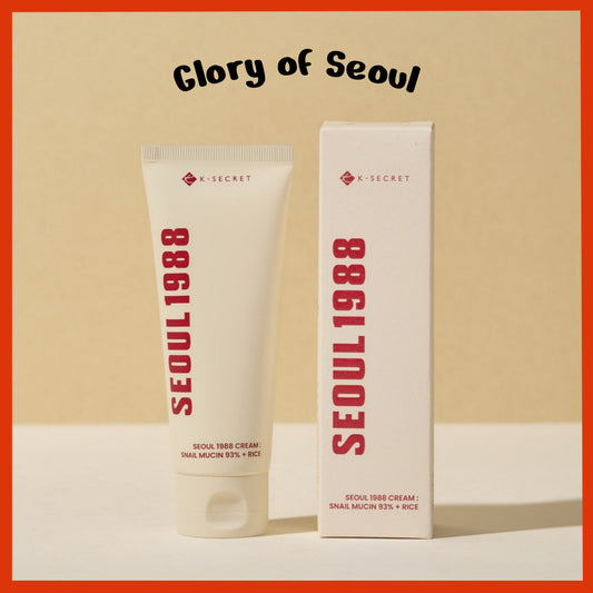 K-SECRET SEOUL 1988 Cream : Snail Mucin 93% + Rice 100ml