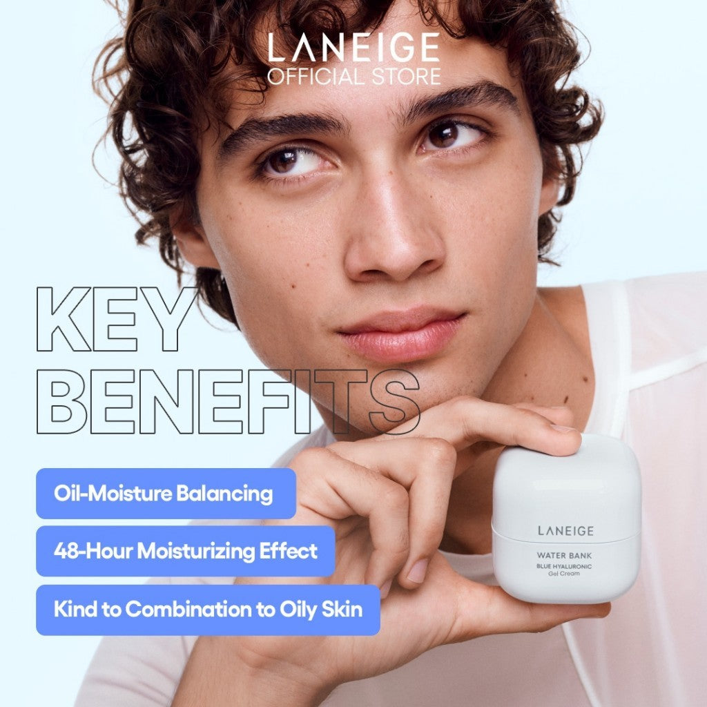 [Limited Edition] Laneiga x Hello Kitty Water Bank Blue Hyaluronic Gel Cream 50ml ( + Free Keyring)