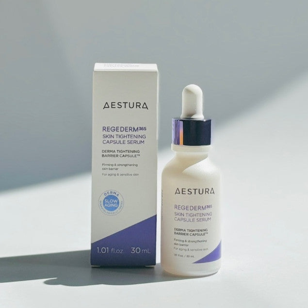 AESTURA Regederm 365 Selección | Crema en cápsulas de lifting intensivo 50ml / Sérum en cápsulas reafirmante para la piel Regederm 365 30ml