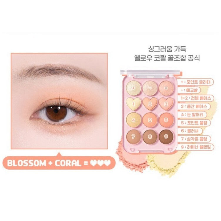 COLORGRAM Pin Point Eyeshadow Palette, 9.9g (7 Colors)