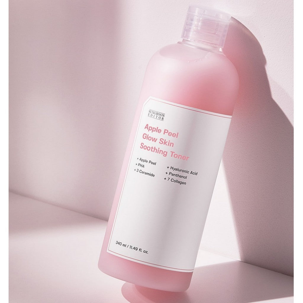 [NEW] SUNGBOON EDITOR Apple Peel Glow Skin Collection ( Toner / Pad / Ampoule / Cream )