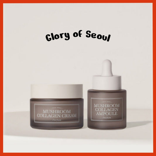 I’m from Mushroom Collagen Line (2Types) Mushroom Collagen Cream, 50mL / Mushroom Collagen Ampoule, 30mL