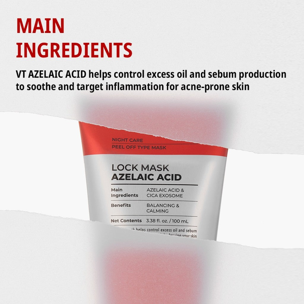[Glory exclusive] VT AZ CARE LOCK MASK, 100mL | Azelaic acid