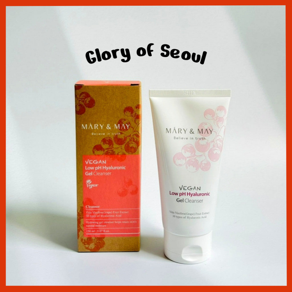 MARY&MAY Vegan Low pH Hyaluronic Gel Cleanser 150ml